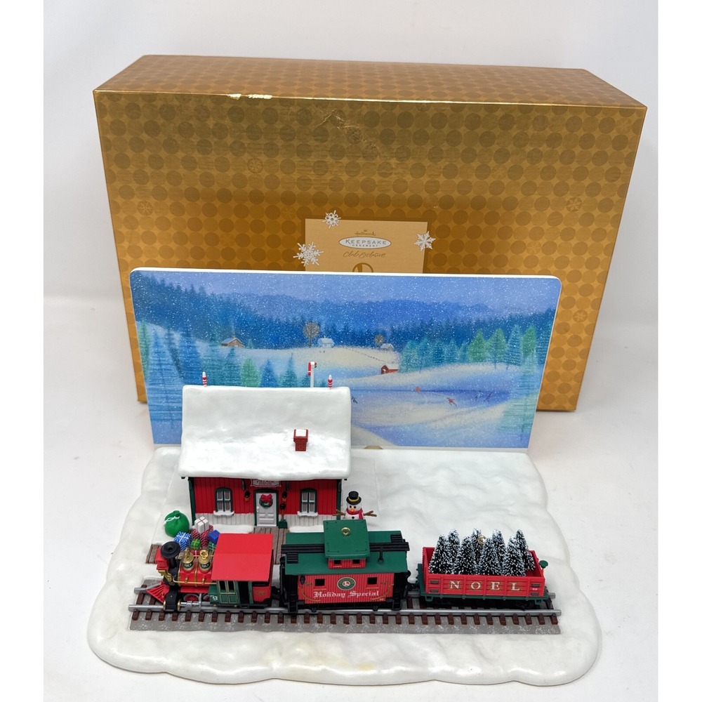 Hallmark Keepsake Lionel Holiday Special Train Set‎ of 3 Figurines New in Box